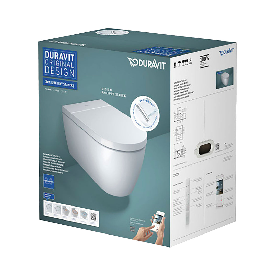 Duravit SensoWash Starck f Plus Compact Shower Toilet