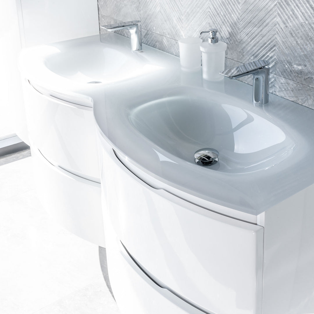 Baden Haus Bath Vanity Vague Double Sink