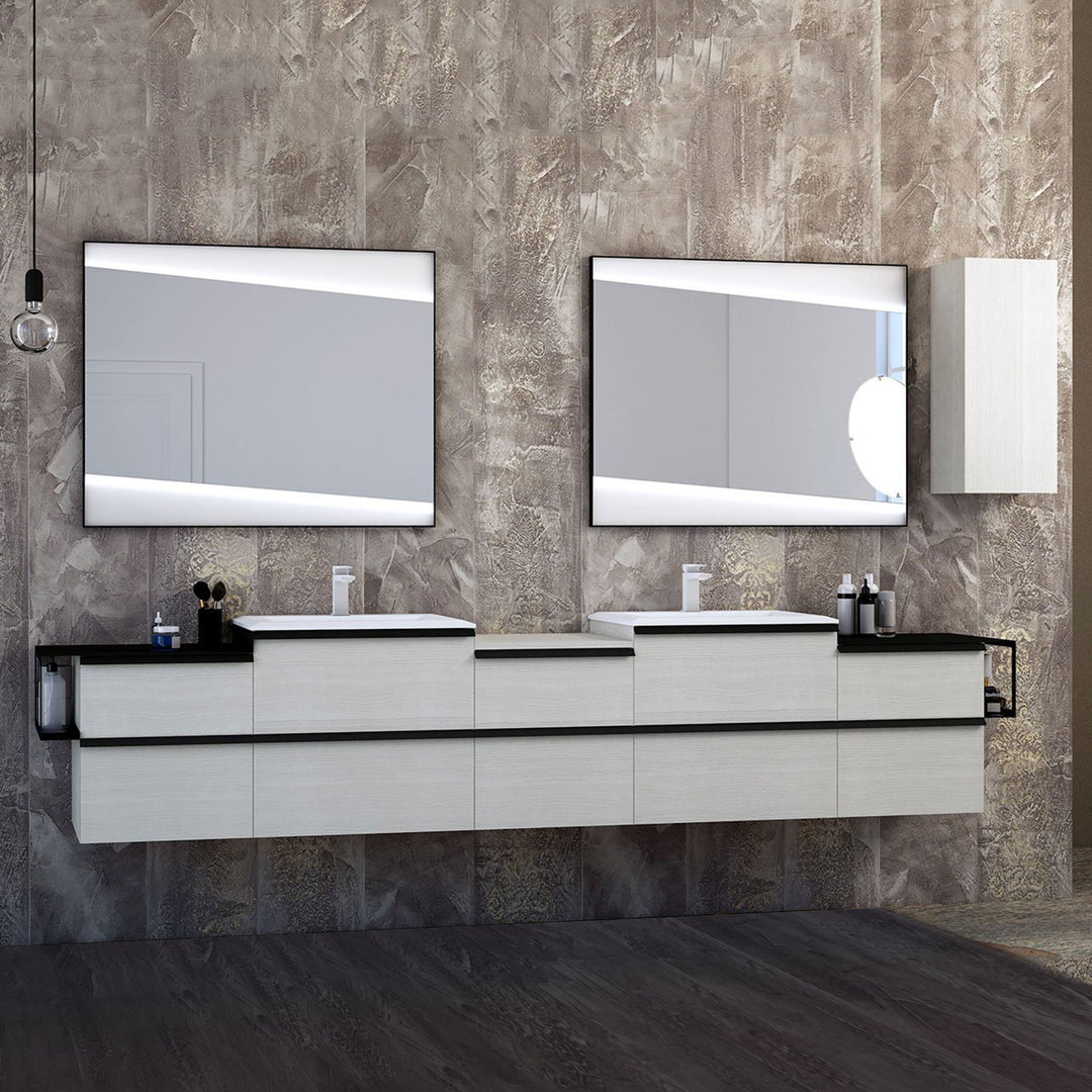 Baden Haus Bath Vanity Qubo Double Sink