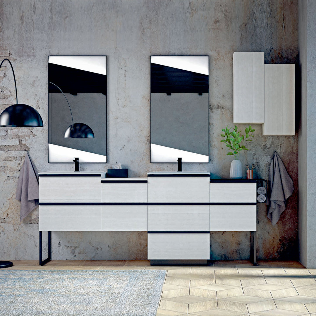 Baden Haus Bath Vanity Qubo Double Sink