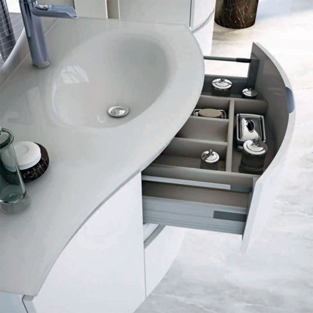 Baden Haus Bath Vanity Vague Single Sink Grey