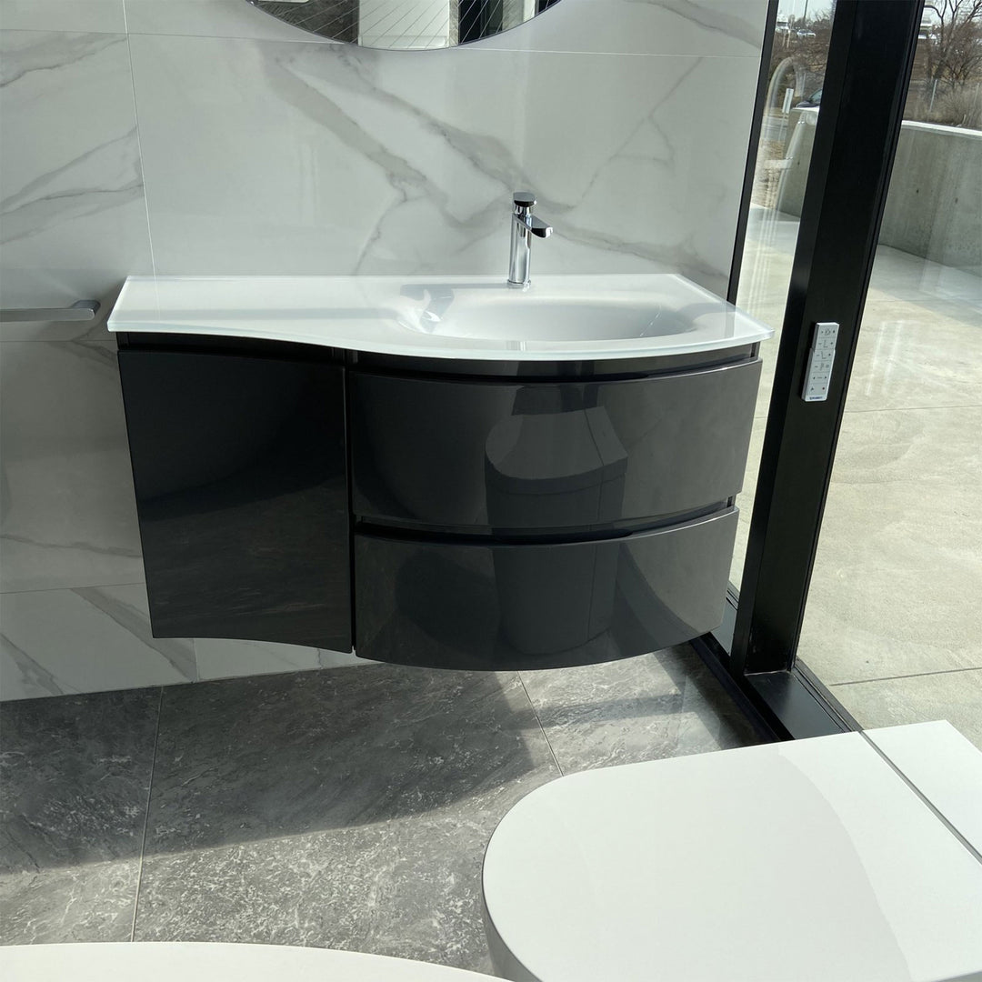 Baden Haus Bath Vanity Vague Single Sink Grey