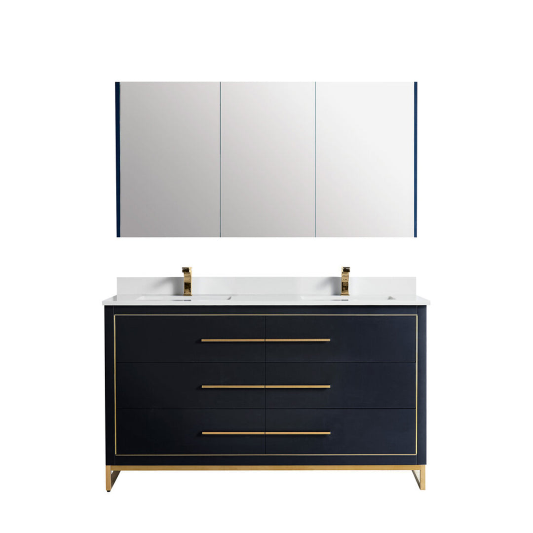 Bagno Italia Bathroom Vanity Windsor 60"