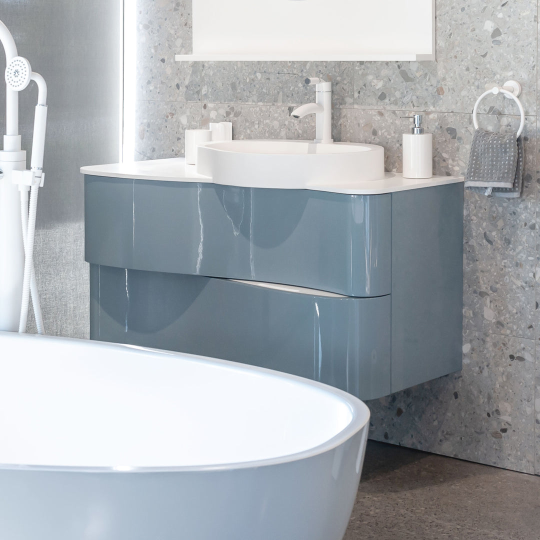 Bath Vanity Linea Onda Single Sink