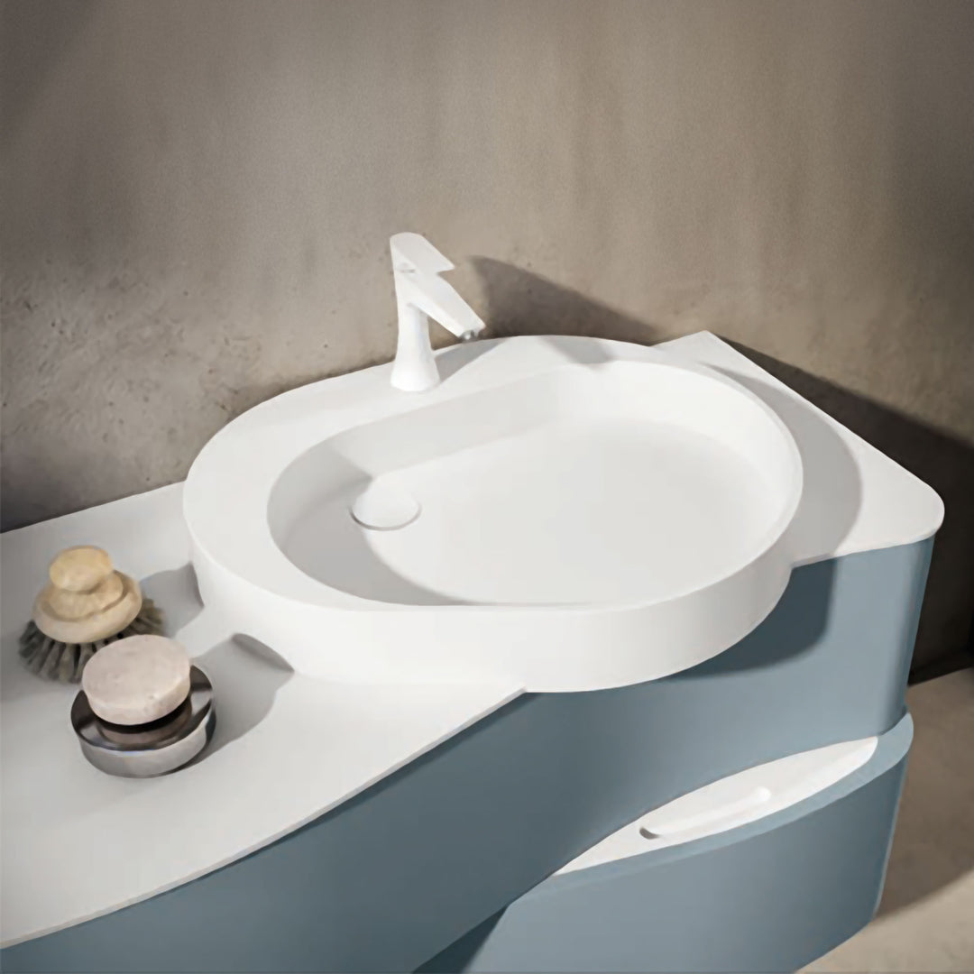 Bath Vanity Linea Onda Single Sink