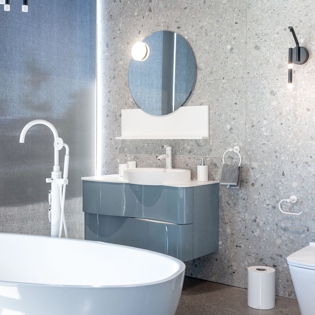 Bath Vanity Linea Onda Single Sink